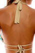 Luli Fama Island Blues Cross Halter Top